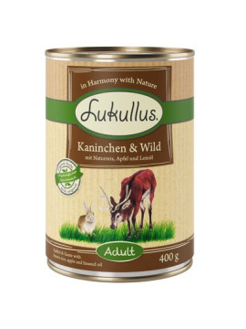 Lukullus Natural dziczyzna, królik 400 g