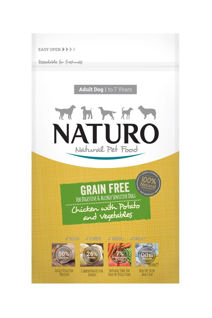 Naturo Grain Free kurczak adult 2 kg