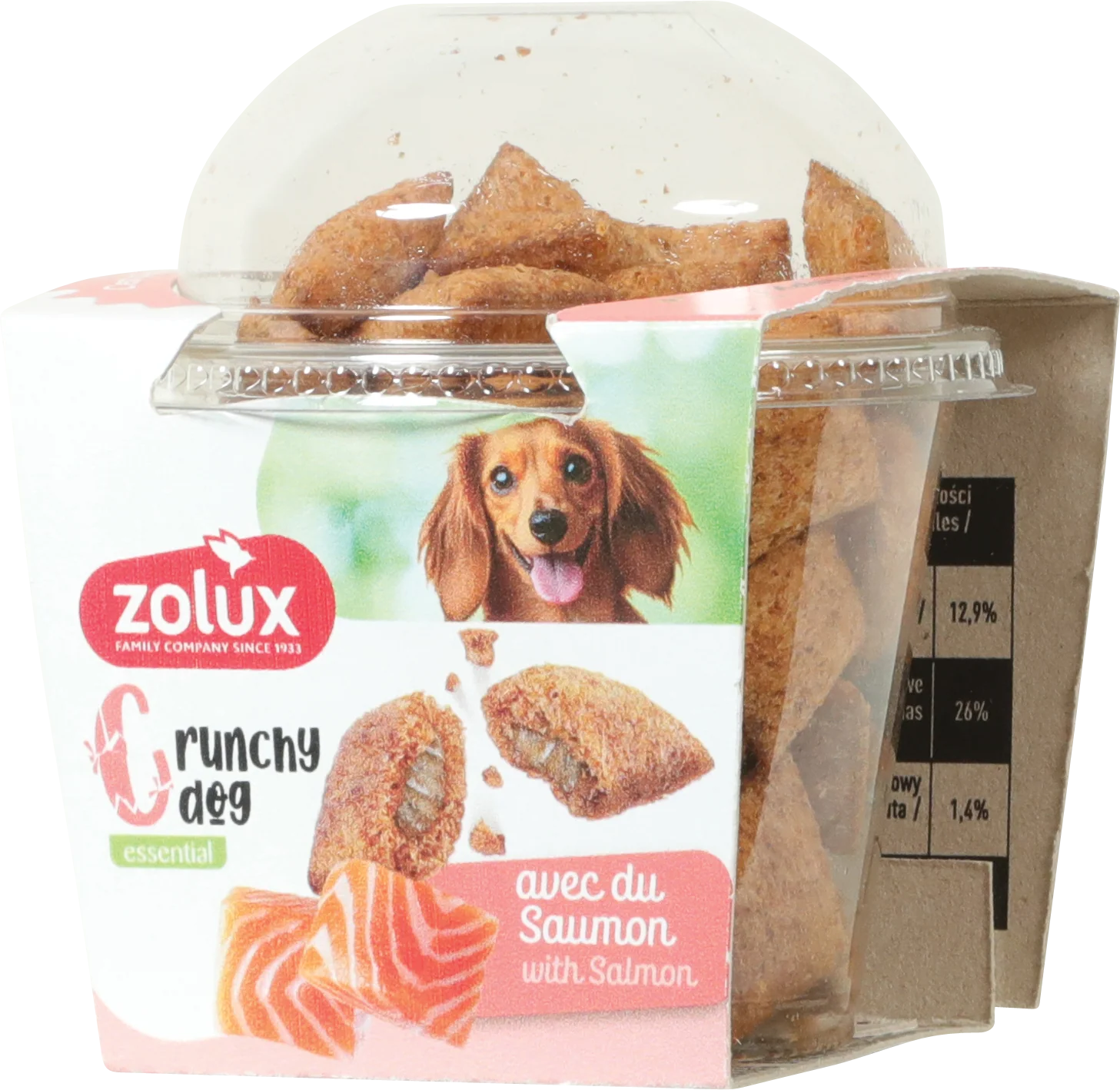 Zolux Crunchy Dog łosoś 75 g