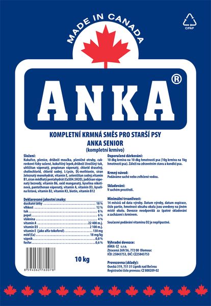 Anka senior 20 kg