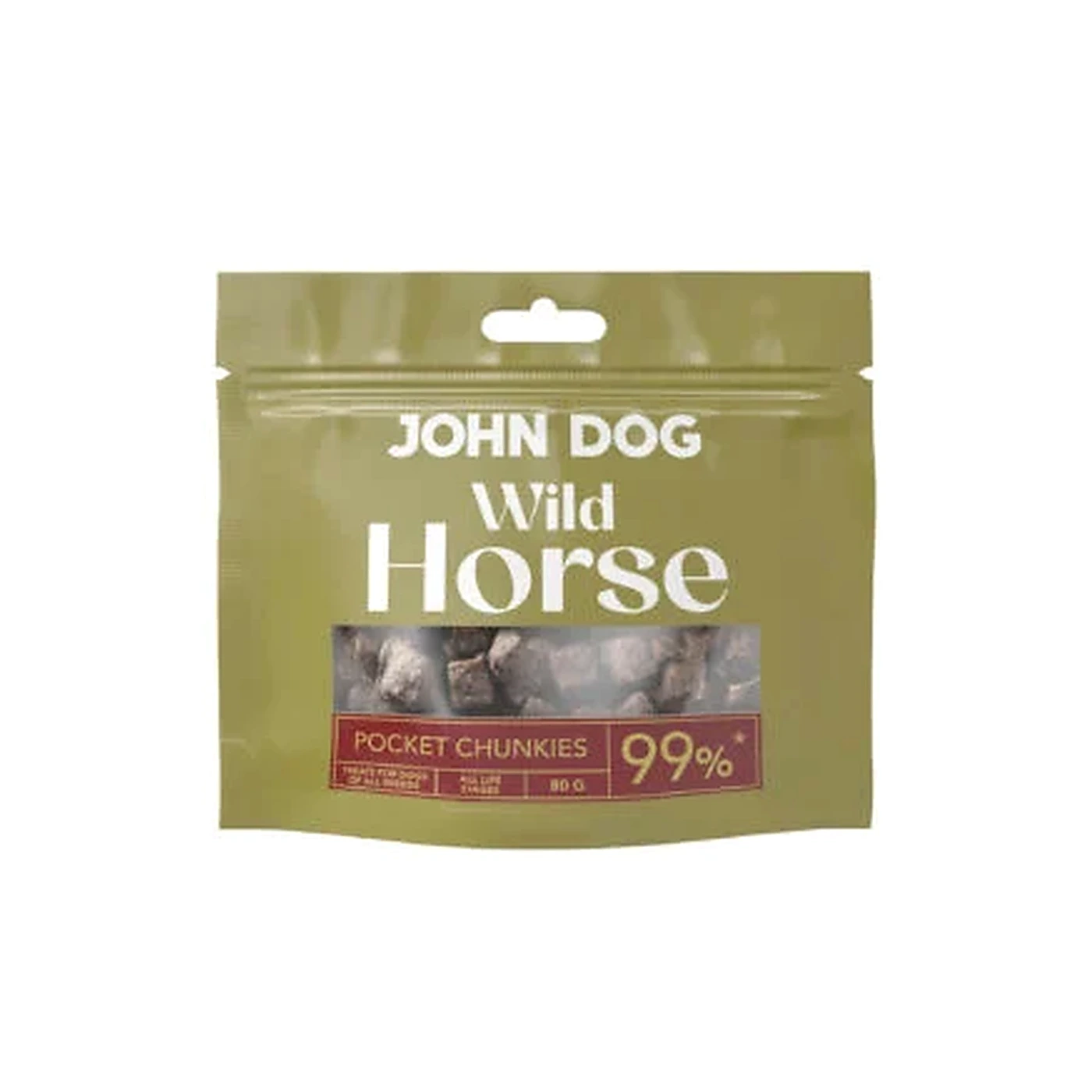 John Dog Wild Pocket Chunkies konina 80 g