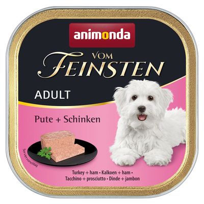 Animonda Vom Feinsten indyk, szynka adult 150 g × 6