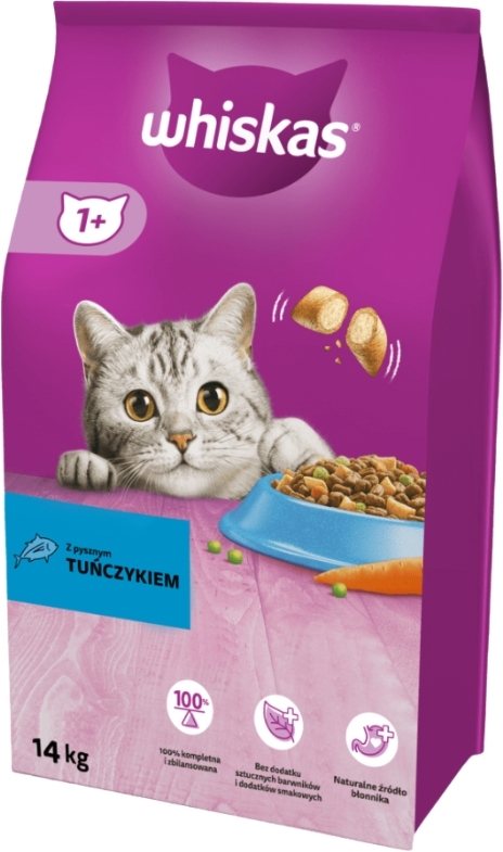 Whiskas tuńczyk adult 14 kg