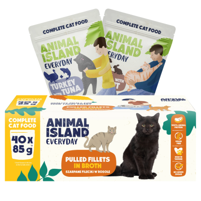 Animal Island Everyday mix smaków w bulionie adult 85 g × 40