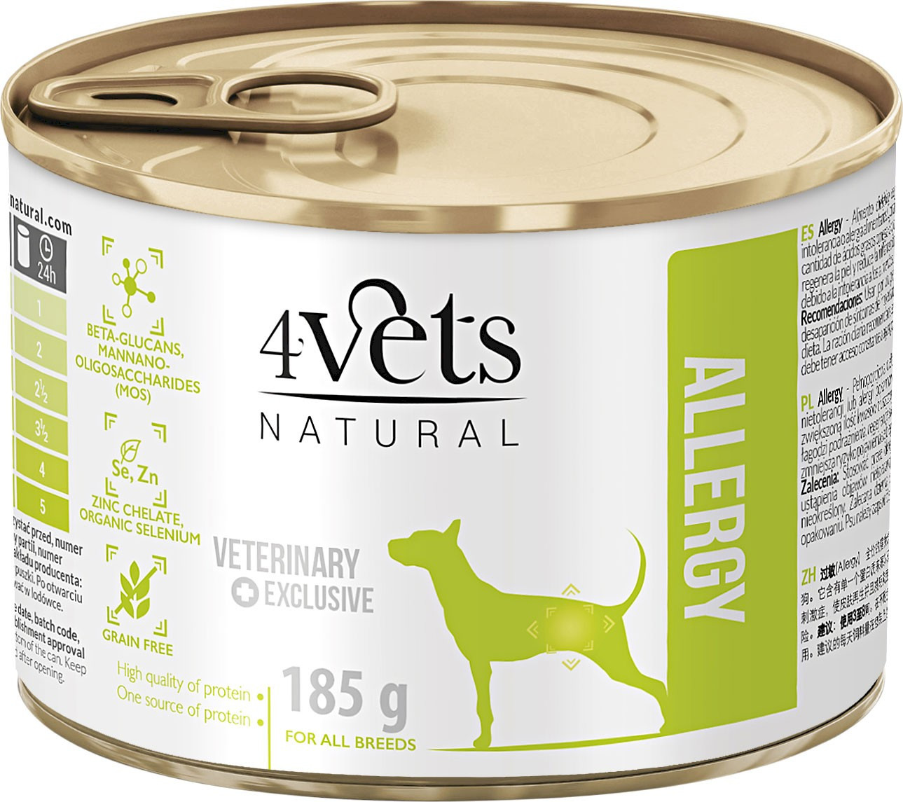 4Vets Natural Allergy jagnięcina 185 g
