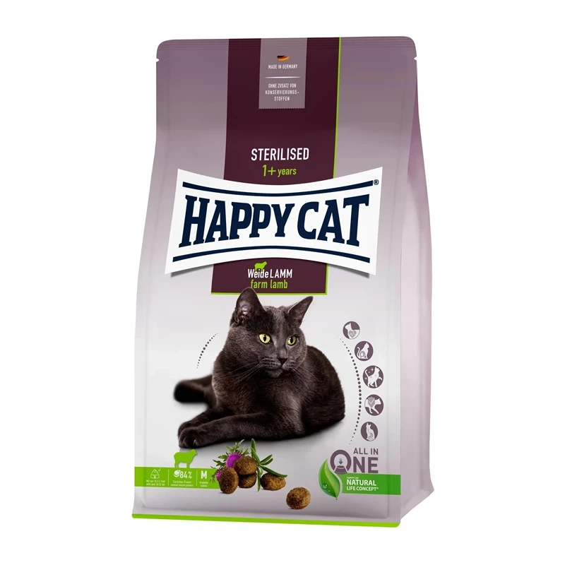 Happy Cat Sterilised jagnięcina adult 4 kg