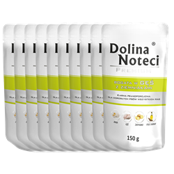 Dolina Noteci Premium gęś, ziemniaki adult 150 g × 10