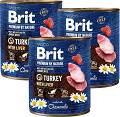 Brit Premium by Nature indyk, wątróbka 800 g × 6
