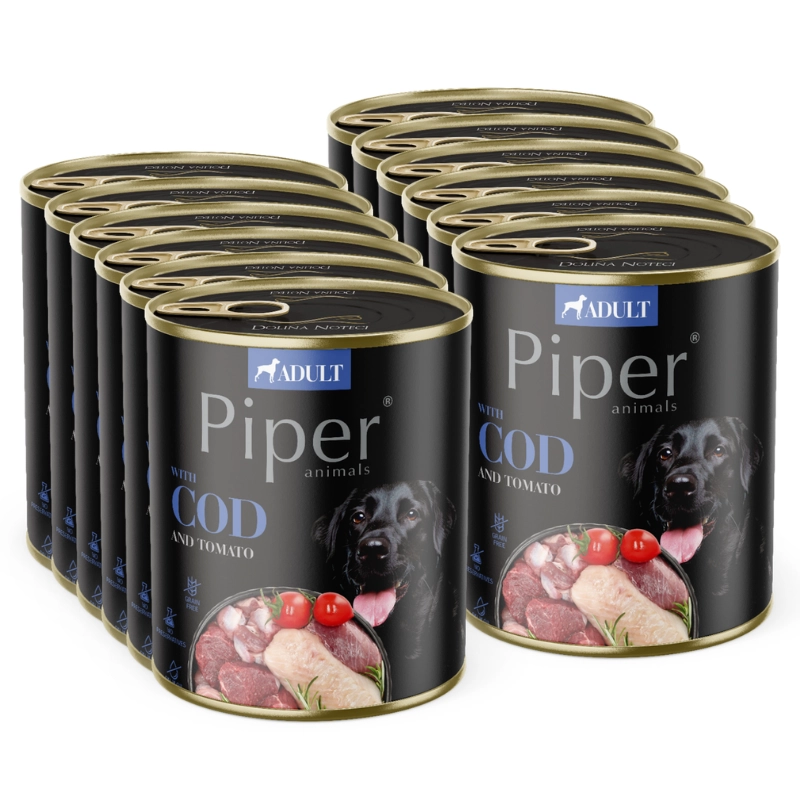 Dolina Noteci Piper dorsz z pomidorem adult 800 g × 12
