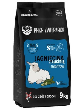 Paka Zwierzaka S Mono jagnięcina z cukinią adult małe rasy 9 kg