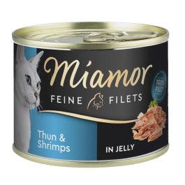 Miamor Feine Filets krewetki, tuńczyk w galaretce adult 185 g