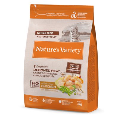 Nature's Variety No Grain Sterilised kurczak adult 3 kg
