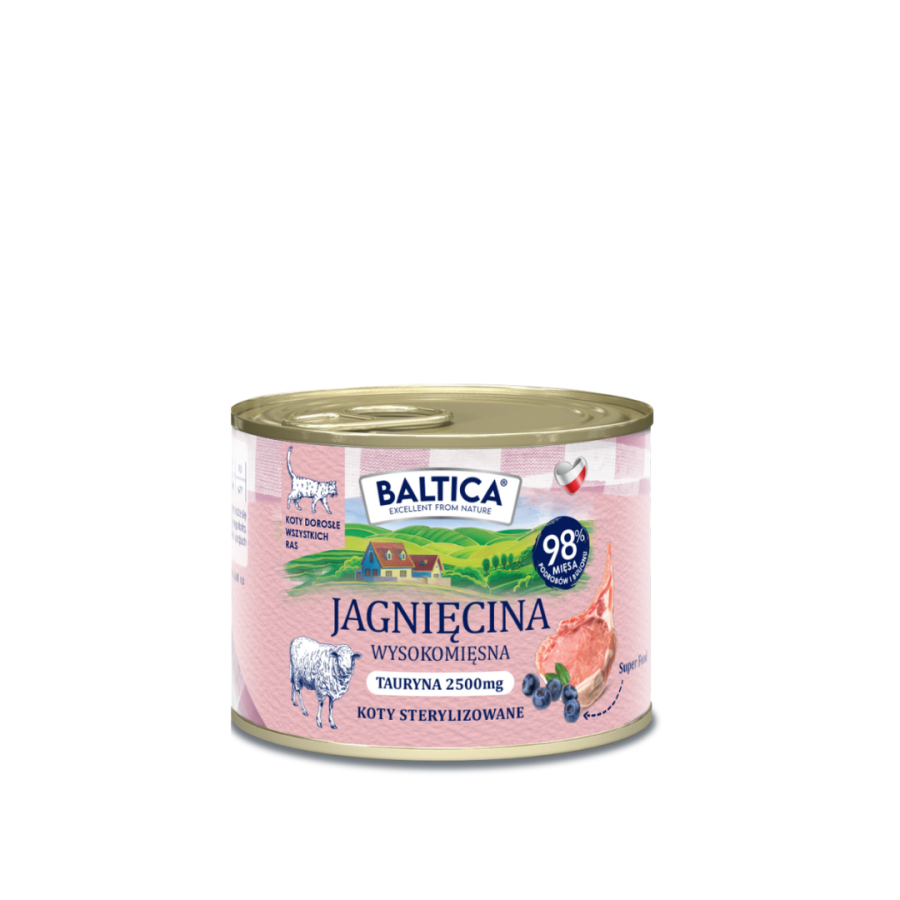 Baltica Smaki Regionów Sterilised jagnięcina adult 185 g