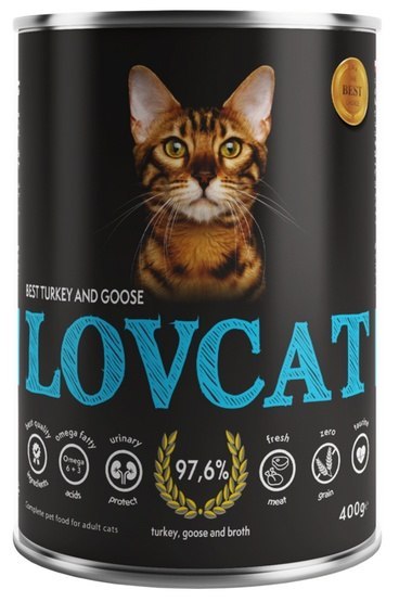 Lovcat Best gęś, indyk 400 g