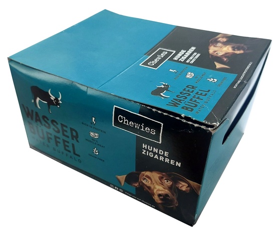 Chewies Hundezigarren bawół wodny 25 g × 50