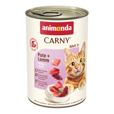 Animonda Carny Sensitive indyk, jagnięcina kawałki adult 400 g × 6