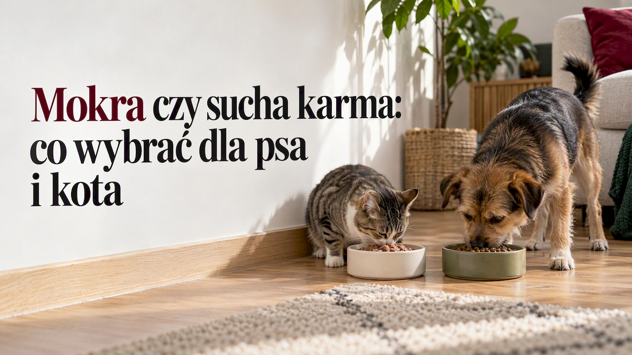 Mokra czy sucha karma: co wybrać dla psa i kota