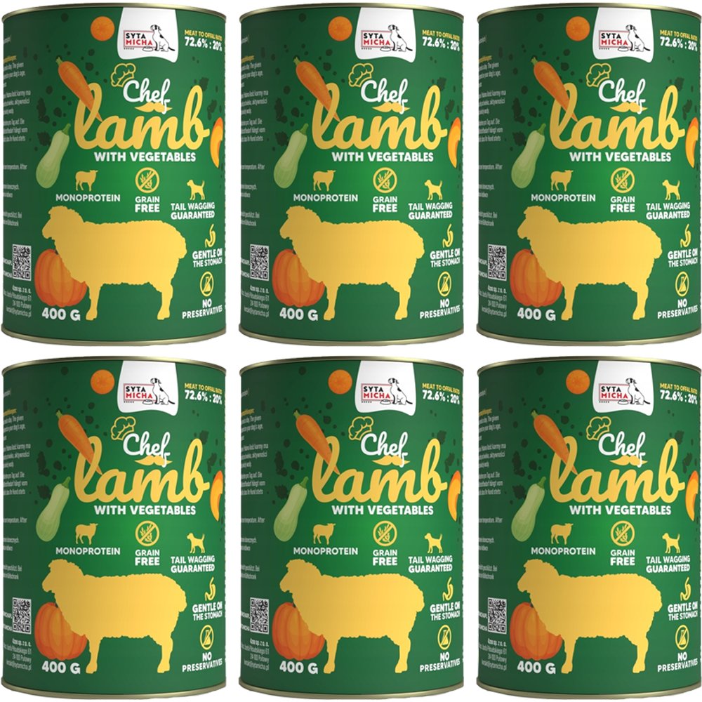 Syta Micha jagnięcina 400 g × 6