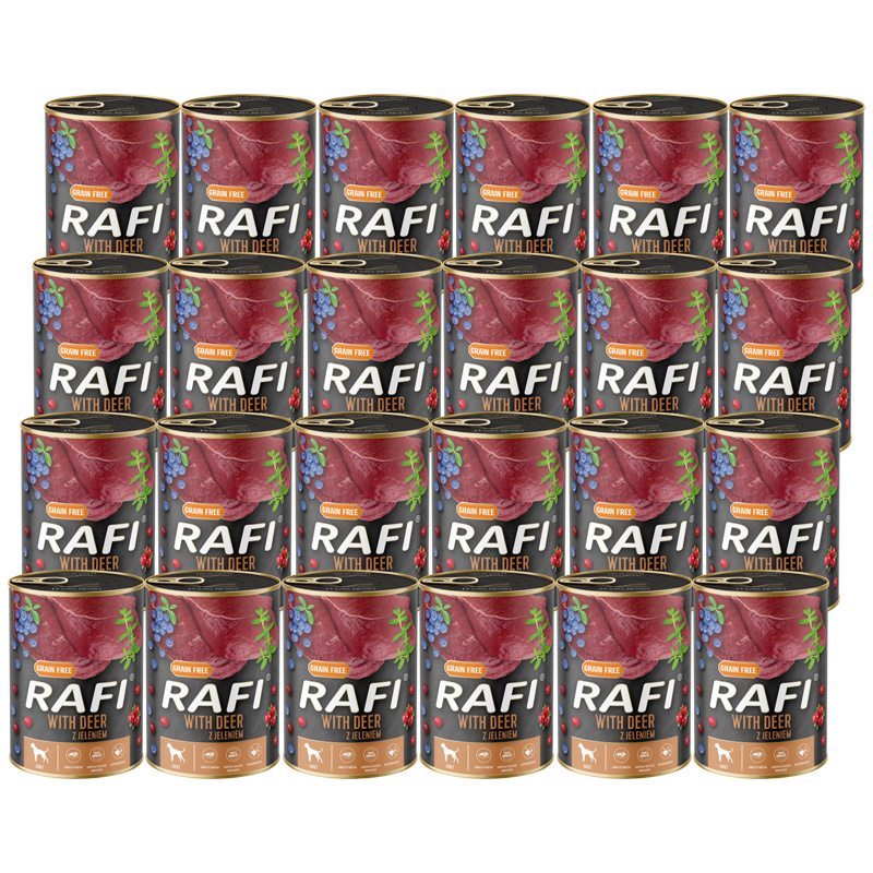 Rafi jeleń adult 400 g × 24
