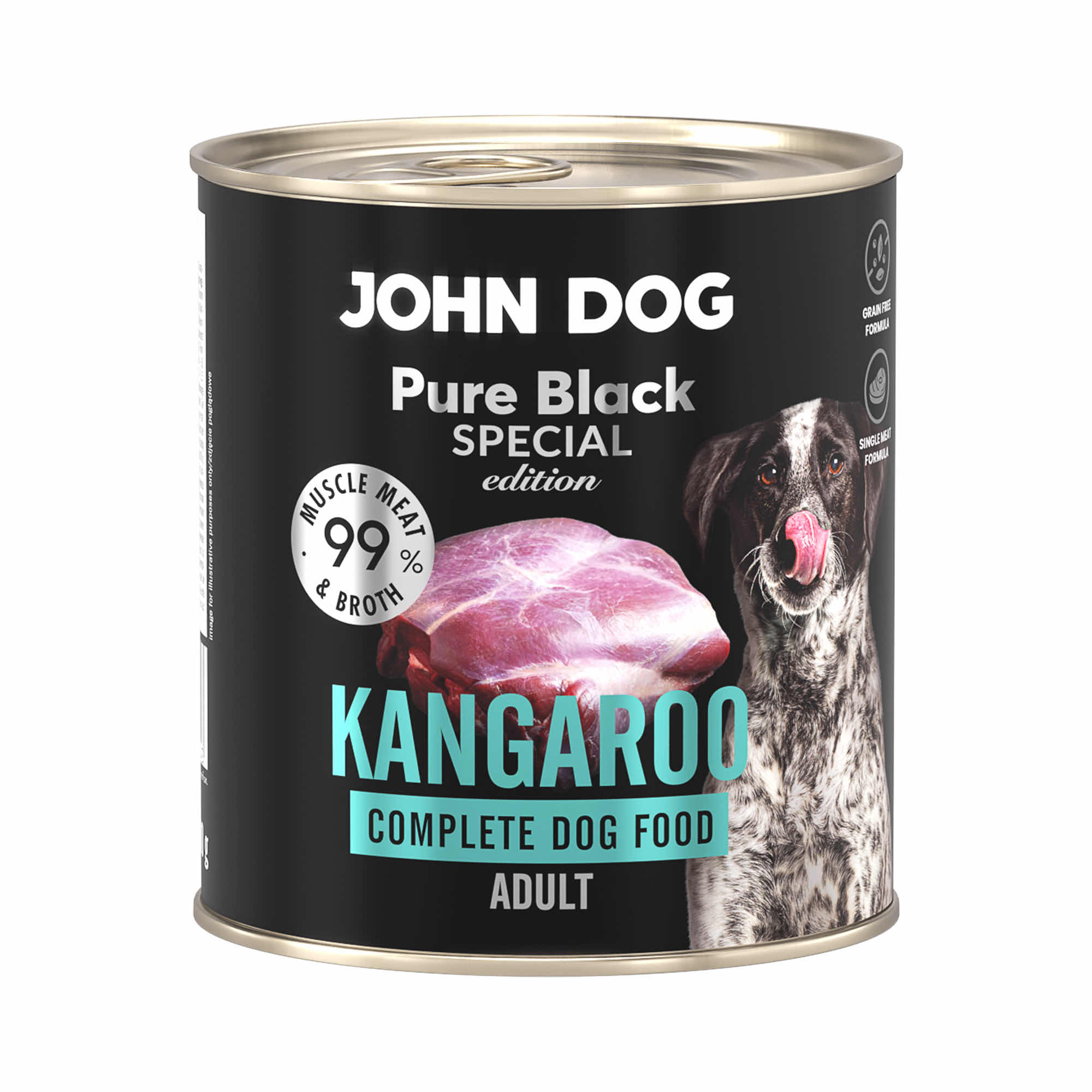 John Dog Pure Black Special Edition kangur adult 800 g