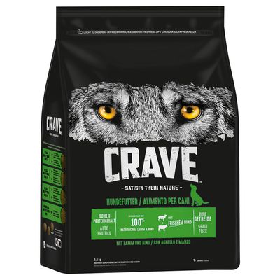 Crave jagnięcina, wołowina adult 2,8 kg
