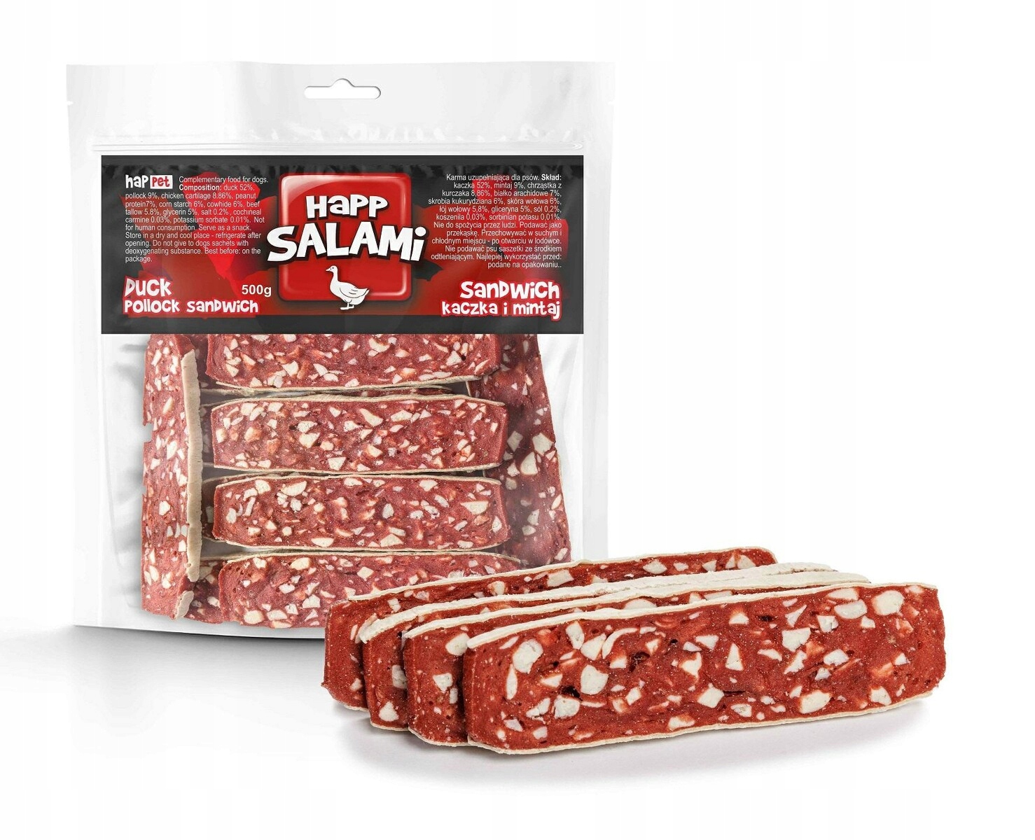 Happet kaczka, mintaj 500 g