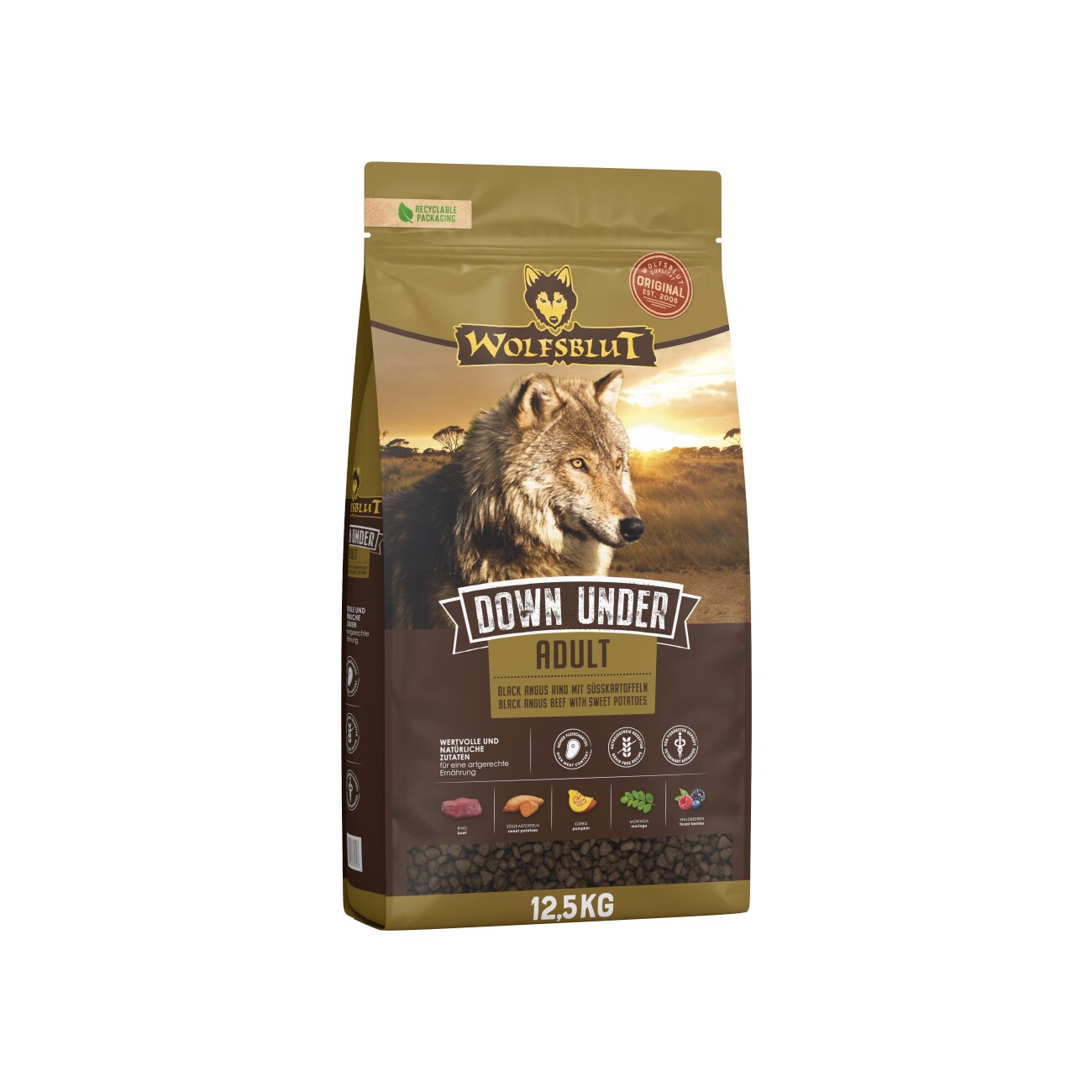 Wolfsblut Down Under wołowina adult 12,5 kg