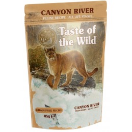 Taste of the Wild Canyon River indyk, kurczak, pstrąg w sosie 85 g