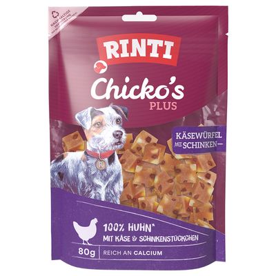 Rinti Chicko Plus ser i kawałki szynki 80 g × 6