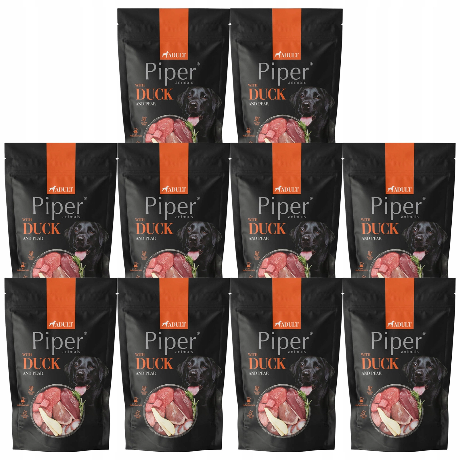 Piper kaczka, gruszka adult 500 g × 10