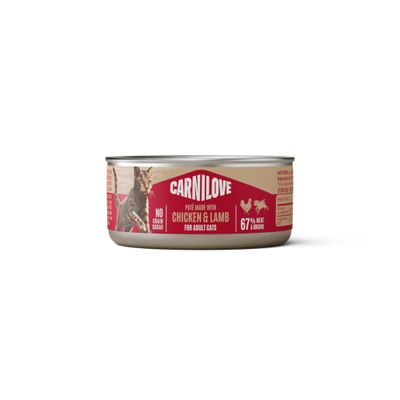 Carnilove Cat Paté jagnięcina, kurczak pasztet 100 g × 24
