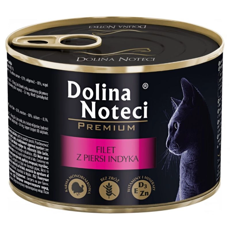 Dolina Noteci Premium indyk kawałki adult 185 g × 12
