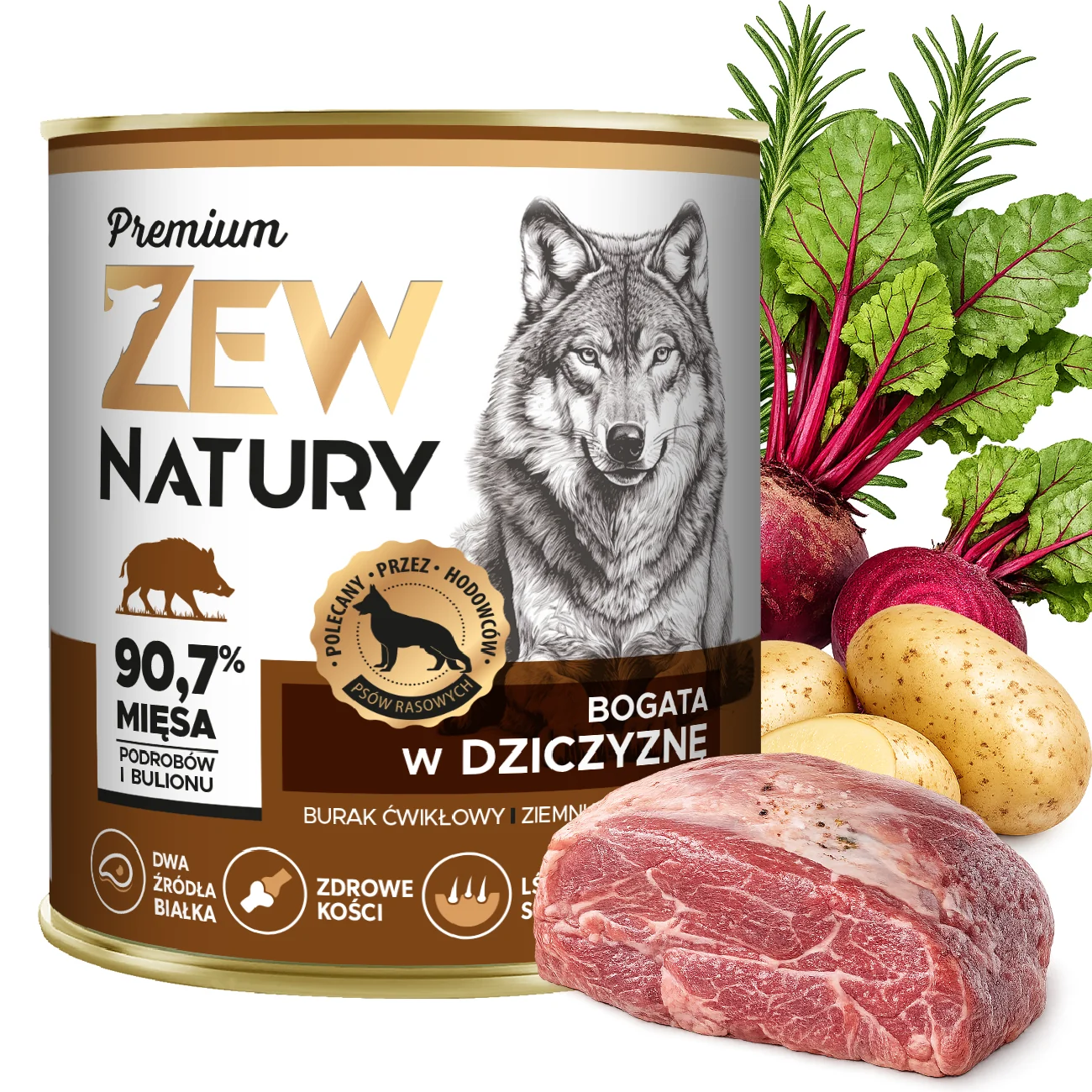 Zew Natury Premium dziczyzna 800 g