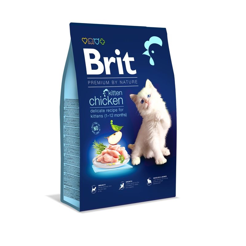 Brit Premium by Nature kurczak kitten 8 kg
