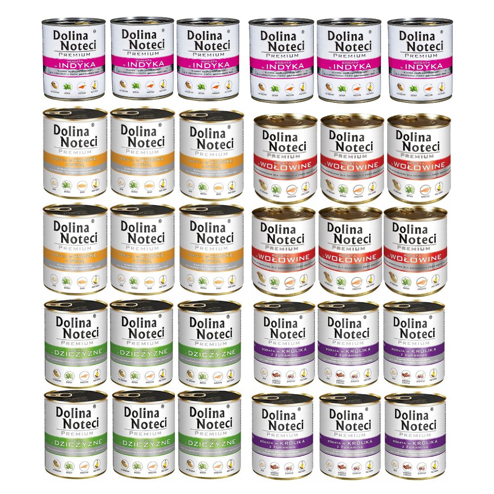 Dolina Noteci Premium mix smaków adult 800 g × 30