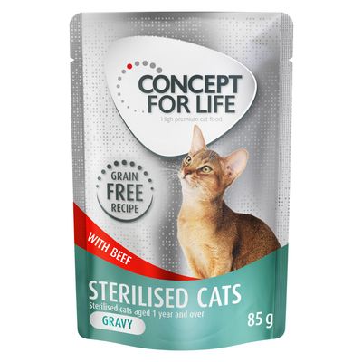Concept for Life Sterilised wołowina w sosie adult 85 g × 12