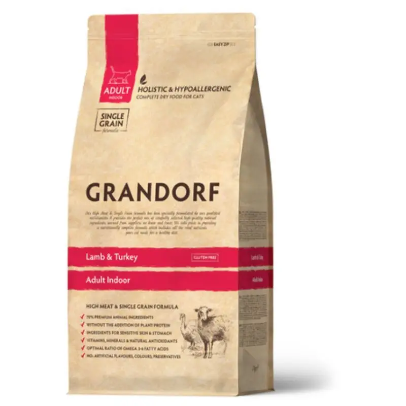 Grandorf Indoor indyk, jagnięcina adult 8 kg