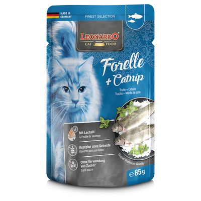 Leonardo Finest Selection Sensitive pstrąg kawałki 85 g × 16