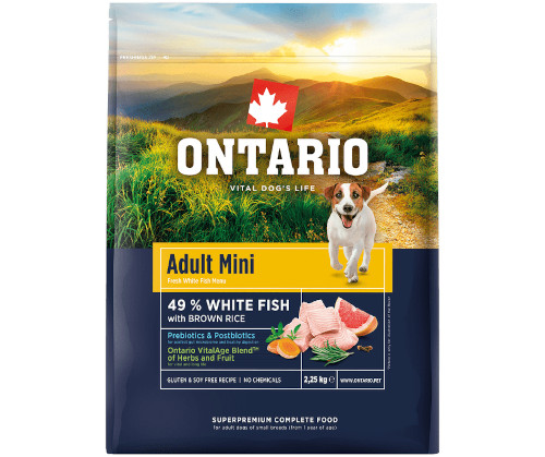Ontario ryba adult małe rasy 2,25 kg