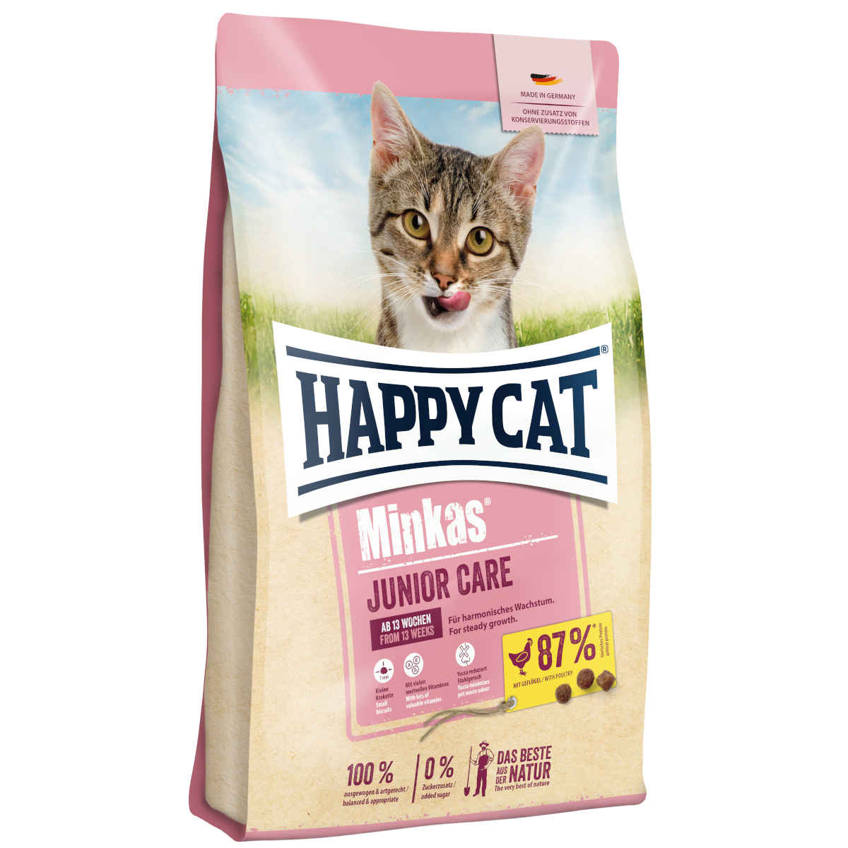Happy Cat Minkas kurczak kitten 10 kg
