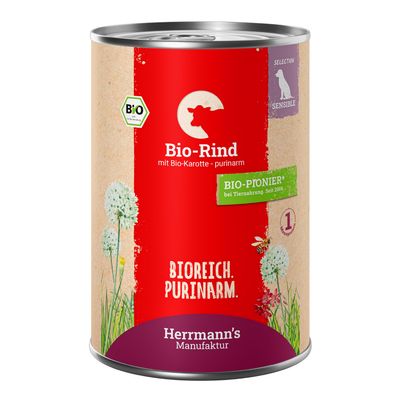 Herrmann's Selection Sensitive wołowina 400 g × 24