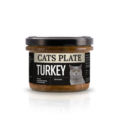 Cats Plate indyk kawałki 100 g