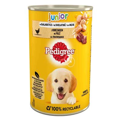 Pedigree kurczak junior 400 g × 24