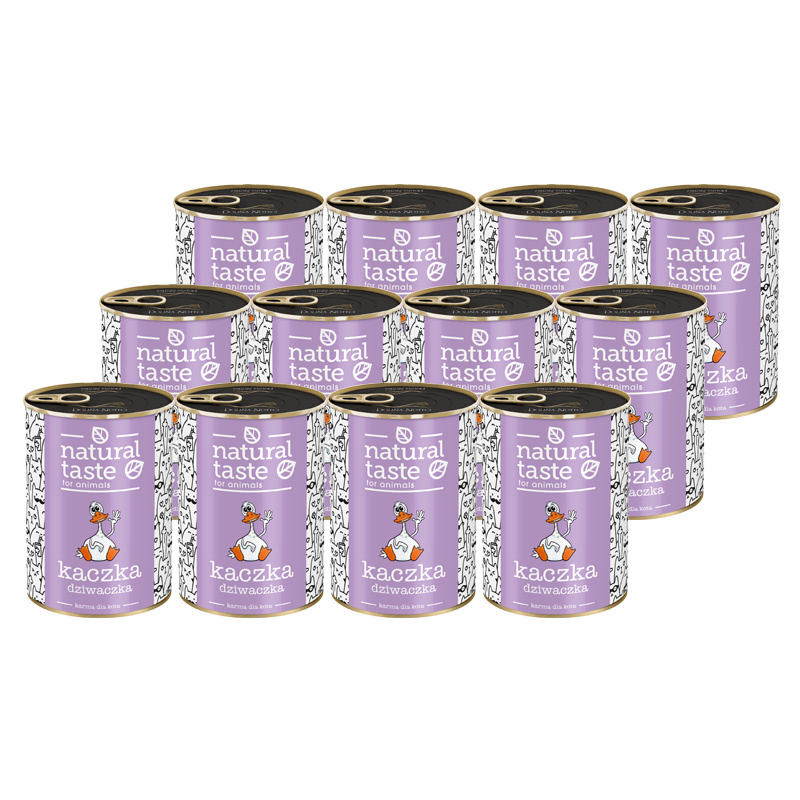 Natural Taste kaczka adult 400 g × 12