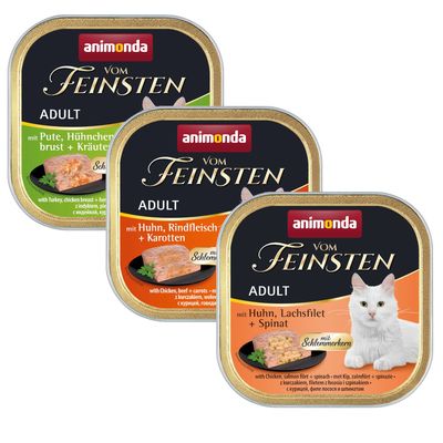 Animonda Vom Feinsten mix smaków pasztet adult 100 g × 32