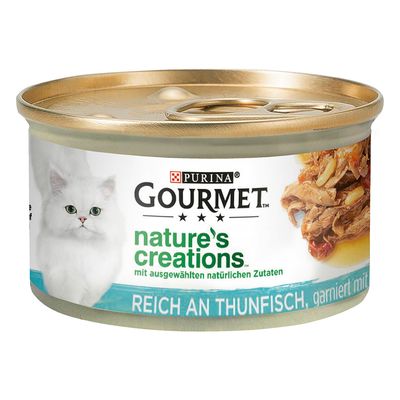 Purina Gourmet Nature's Creations tuńczyk z ryżem adult 85 g × 48
