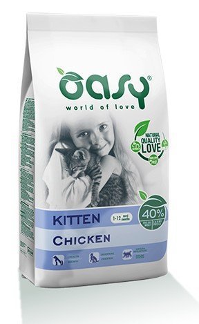 Oasy Kitten kurczak kitten 7,5 kg