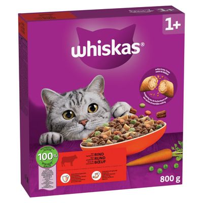Whiskas wołowina adult 800 g