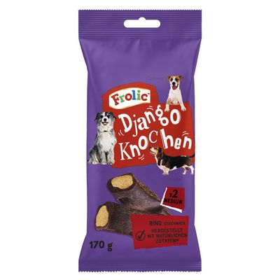 Frolic Django cielęcina, wołowina średnie rasy 170 g × 12