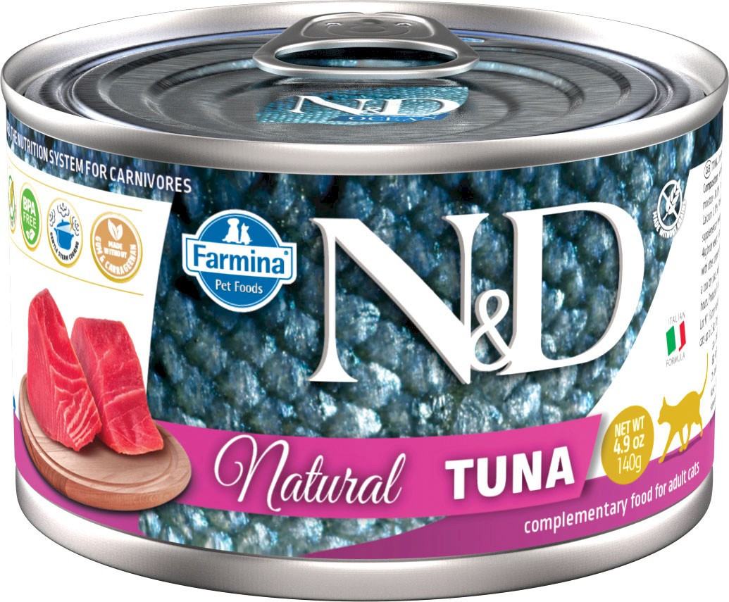 Farmina N&D Natural tuńczyk w bulionie adult 140 g